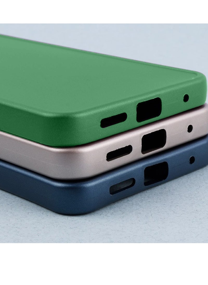 Wtech Translucent Raised Lips Plating Luxury Case Cover For Samsung Galaxy A55 5G 2024 Green  - Image 4