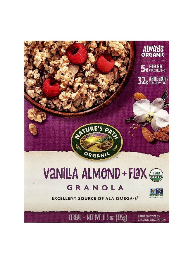 Nature's path Nature's Path, Organic, Vanilla Almond + Flax Granola Cereal, 11.5 oz (325 g) - Image 1
