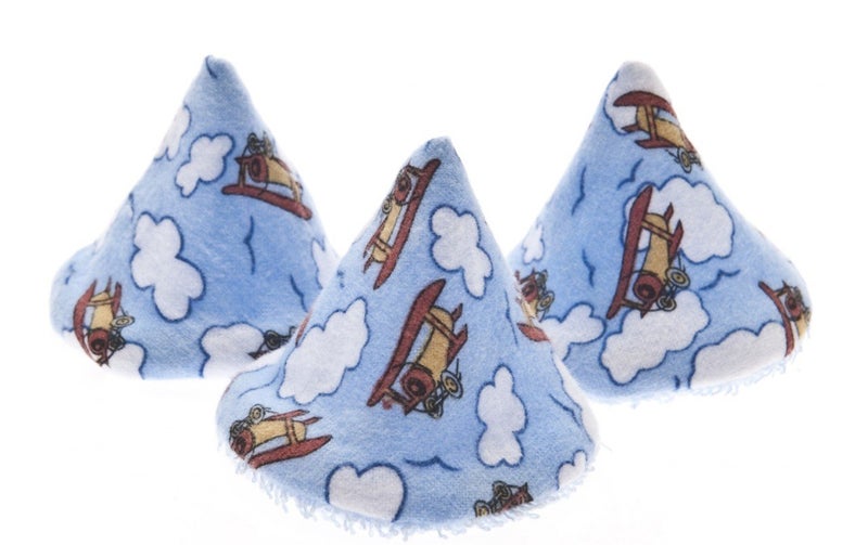Beba Bean - Peepee Teepee for the Sprinkling WeeWeee, Baby Pee Shield , Airplane Design - 5 pack - Image 1