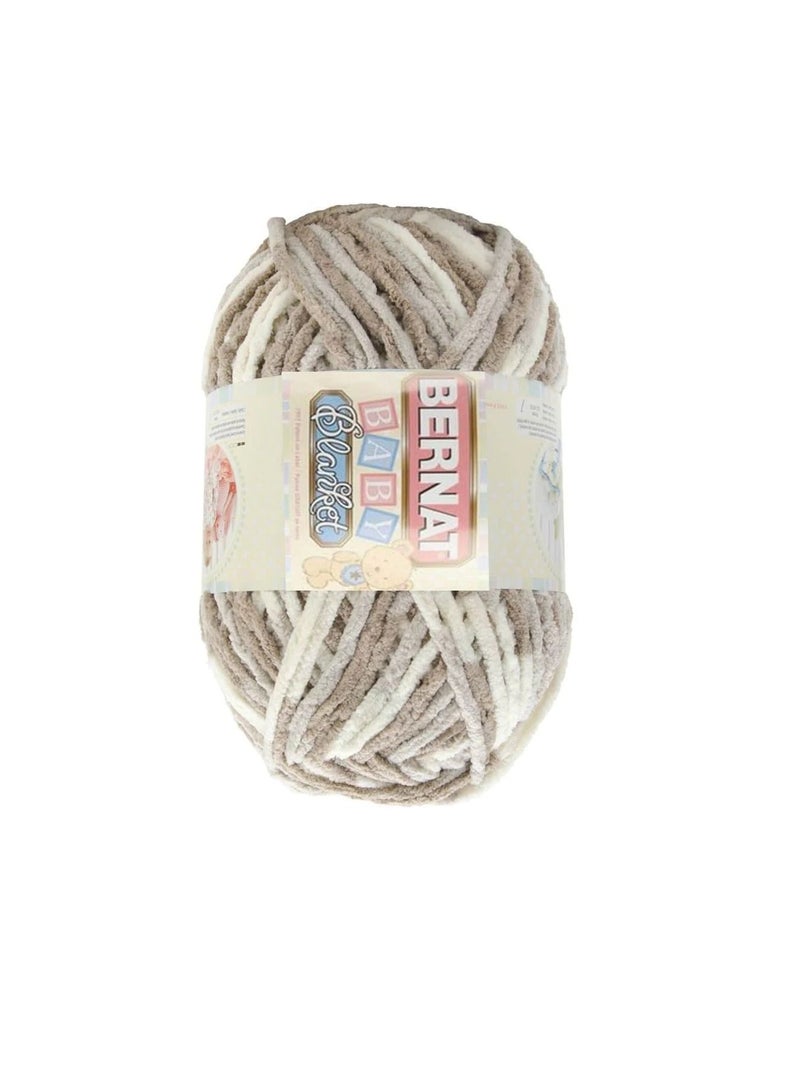 Bernat Bernat Baby Blanket Big Ball Yarn Little Sand Castles - Image 1