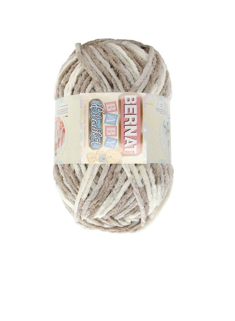 Bernat Bernat Baby Blanket Big Ball Yarn Little Sand Castles - Image 2