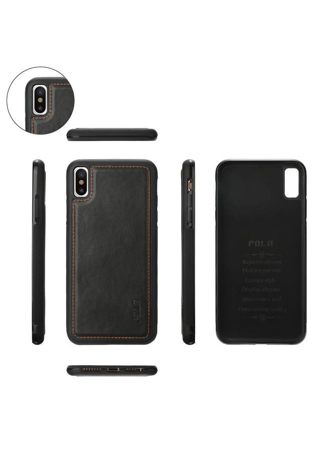 S-TOP Case For iPhone XS Crossbody Multi-functional Zipper Wallet Leather Phone Case - Image 3