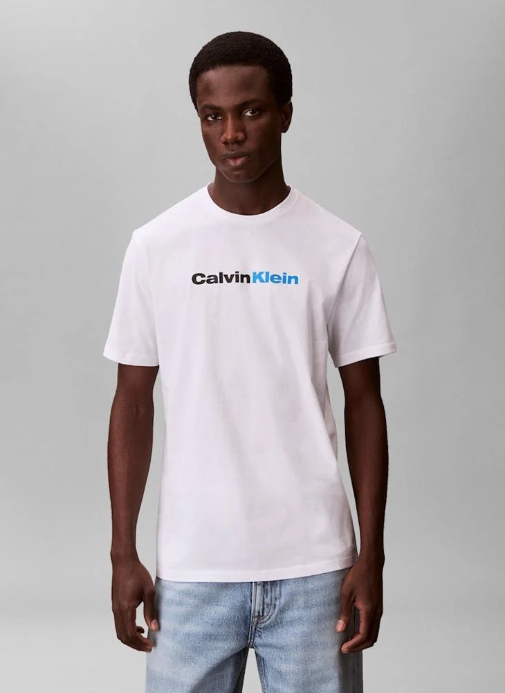 Linear Logo Crew Neck T-Shirt