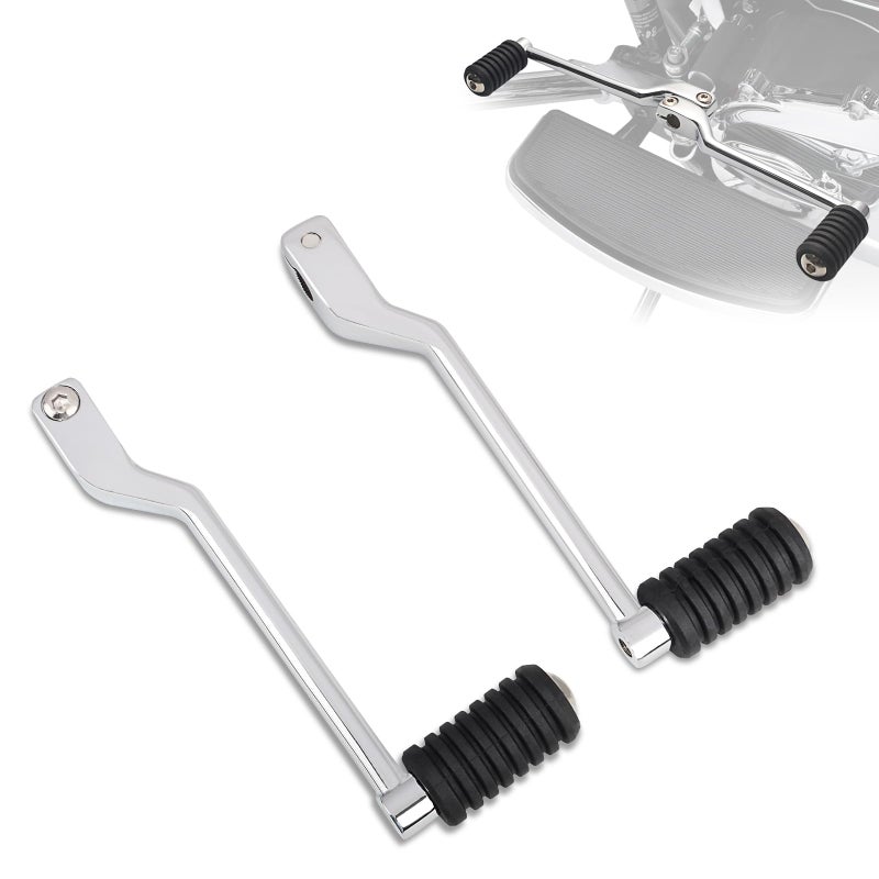 WOWTK Front and Rear Levers w/Shifter Pegs,Heel/Toe Shift Pegs for Harley Davidson 1986-2017 FL Softail,1988-2022 Touring Road King Road Glide Street Glide Electra Glide and 2008-later Trike Models