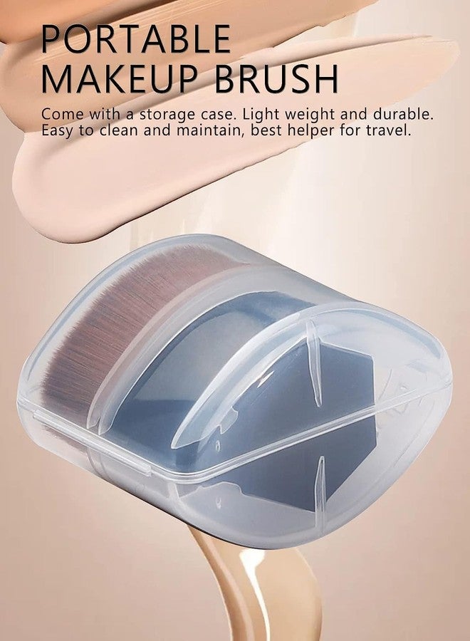 Afrodite Foundation Makeup Brush Flat Top Kabuki Hexagon Face Blush Liquid Powder Foundation Brush for Blending Liquid, Cream or Flawless Powder Cosmetics - Image 4