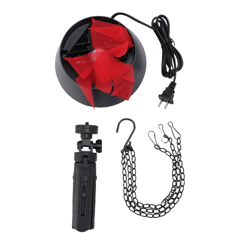 Adjustable Hanging LED Faux Campfire Lamp Realistic Flame Effect Light US Plug 110V - Image 2