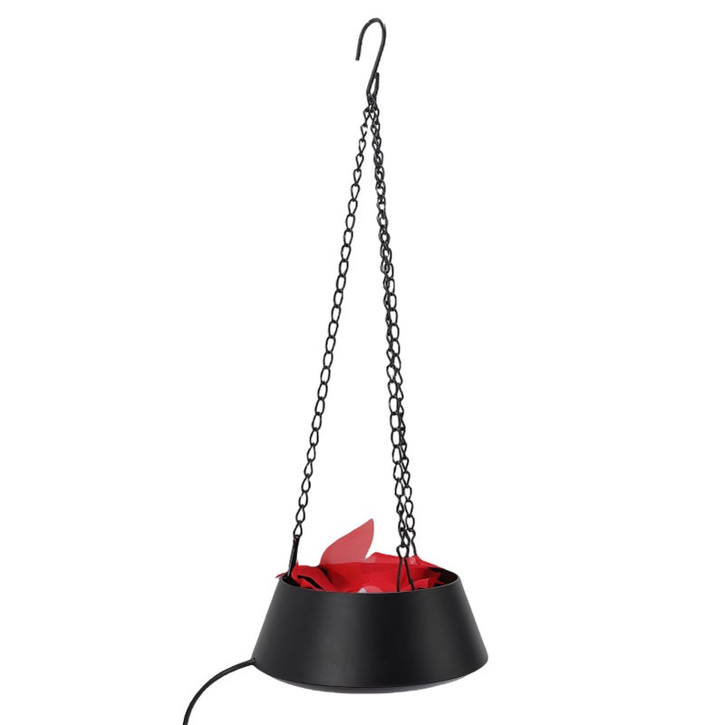 Adjustable Hanging LED Faux Campfire Lamp Realistic Flame Effect Light US Plug 110V - Image 5