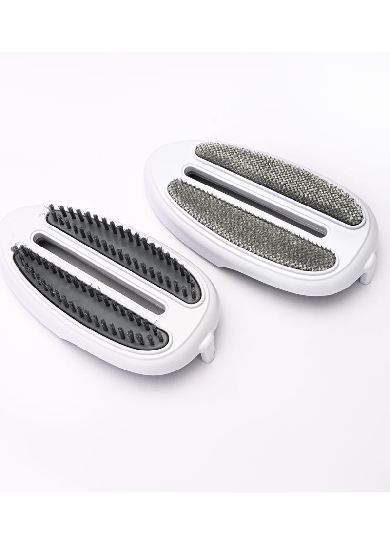 Home - Steam dryer  Power: 900W-20V-50Hz. Water tank capacity: 60ml. Dry ironing function. Suitable for home use and trips. Steam ironing. Includes a brush to remove fabrics and lint. Softens wrinkles and wrinkles from dresses, curtains, tablecloths and more. Faster and easier than ironing. - Image 1