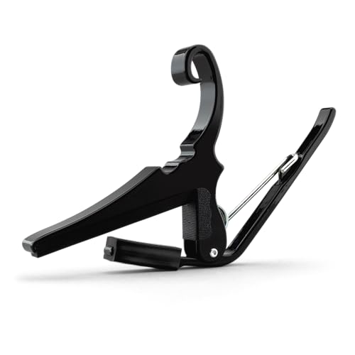 Kyser Musical Products QuickChange Guitar Capo KGCBA Black For Classical Guitars Made in USA Quality Strong Lightweight Quick Easy Key Changes Innovative Perfect Fit For Classicals - Image 3