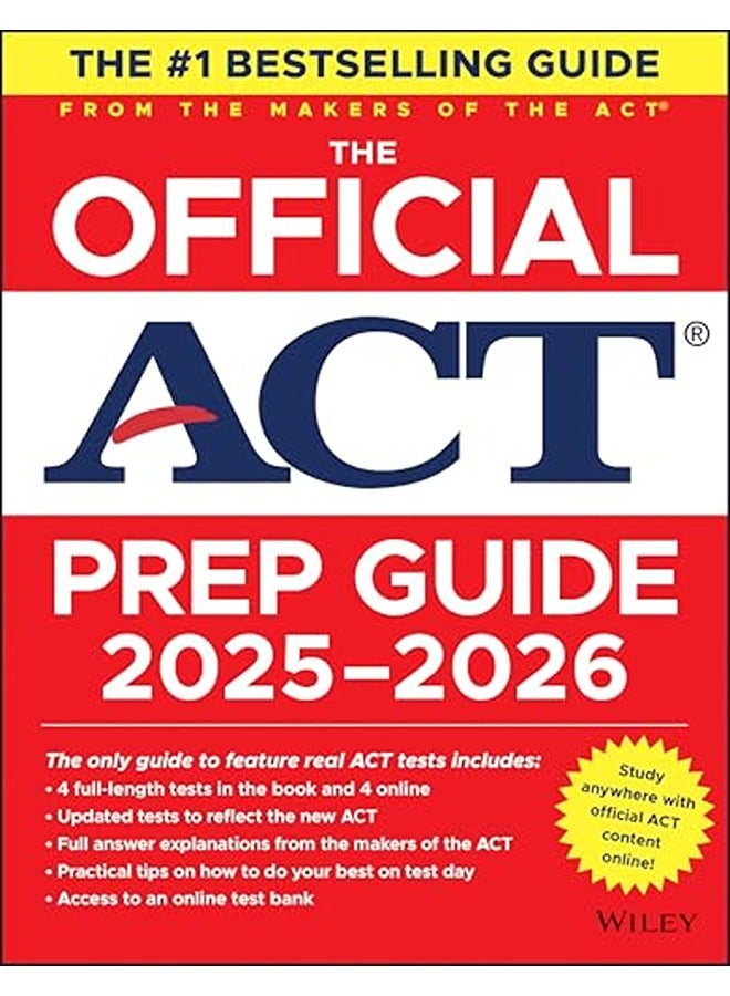 The Official ACT Prep Guide 2025-2026: Book + Online Course