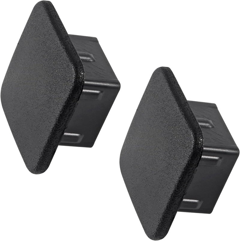 DORHEA 2 Pcs 2" Trailer Hitch Cover Tube Cap Universal 2 inch Receiver Plug Insert for Class 3 4 5 Ford GMC Toyota Jeep Dodge Chevrolet Nissan Audi BMW Ram Porsche Mercedes Mercedes Polaris ATV UTV Polaris - Image 1