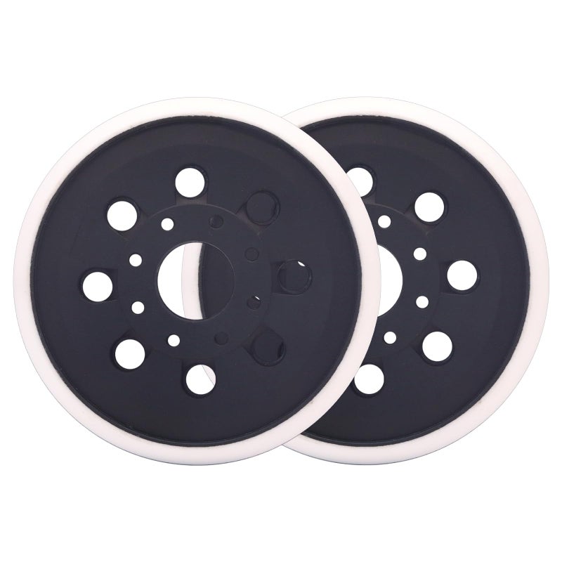 5 Inch 8 Holes Hook Loop Replacement Sander Pad for Bosch RS035 Compatible with Bosch ROS10 ROS20 ROS20VS ROS20VSC ROS20VSK2 Pack