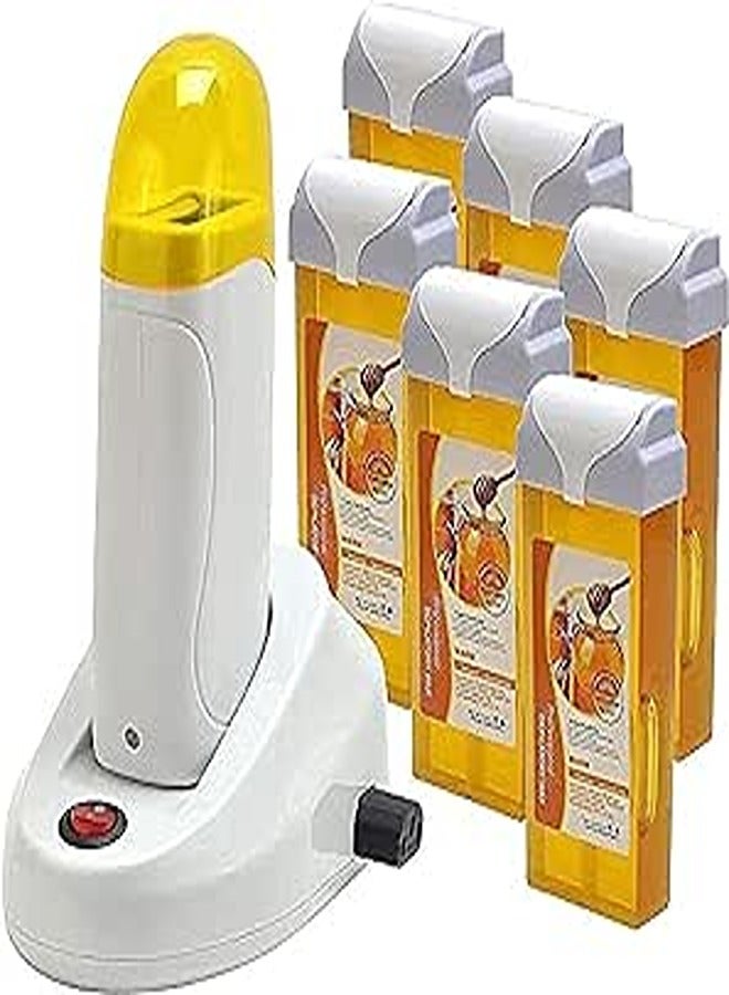 مجموعة إزالة الشعر بالشمع 8 في 1