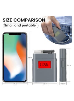 KASTWAVE Portable Alcohol Tester Alcohol Breathalyzer, Digital Led Display Quick Response, with Dust Cover, Professional Accurate Detection Breath Analyzer Detector for Family, Personal, Driver  - Image 5