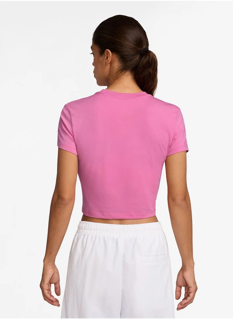 Nike Chill Knitted Cropped T-Shirt