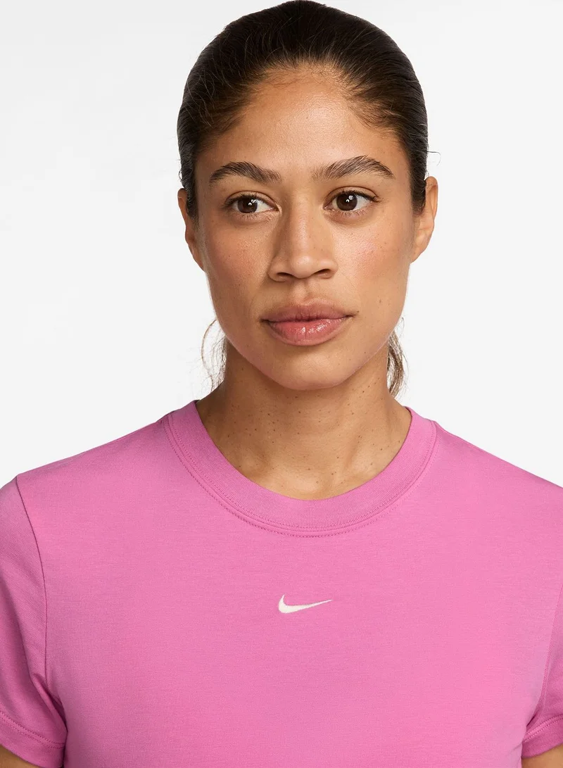 Nike Chill Knitted Cropped T-Shirt
