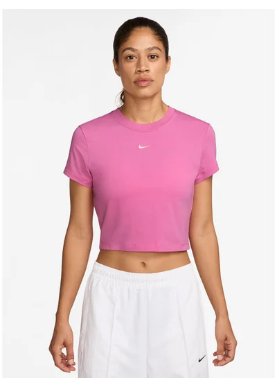Nike Chill Knitted Cropped T-Shirt