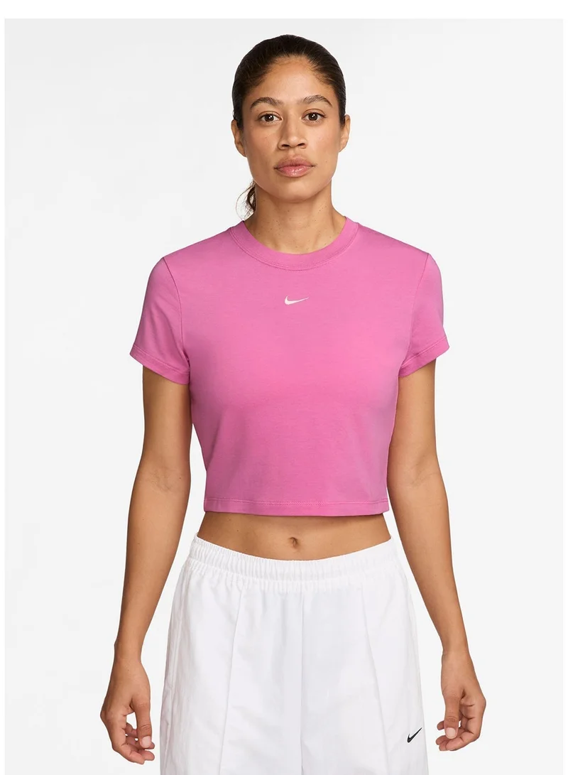 Nike Chill Knitted Cropped T-Shirt