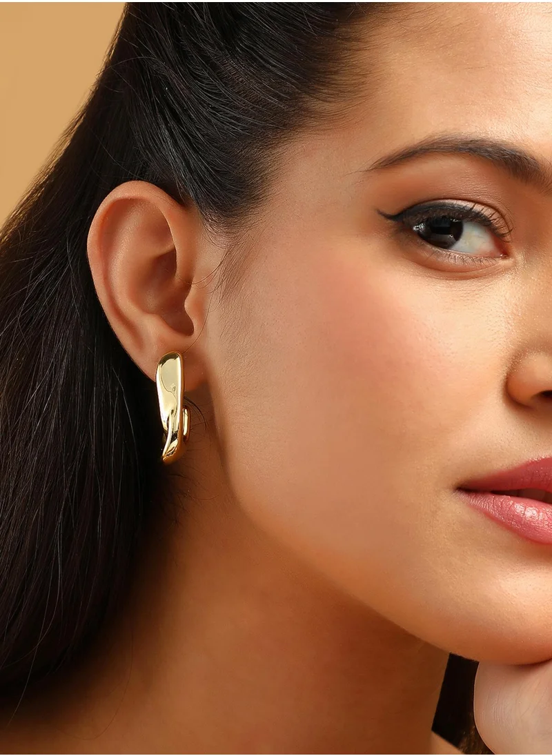 سوهي Contemporary Half Hoop Earrings