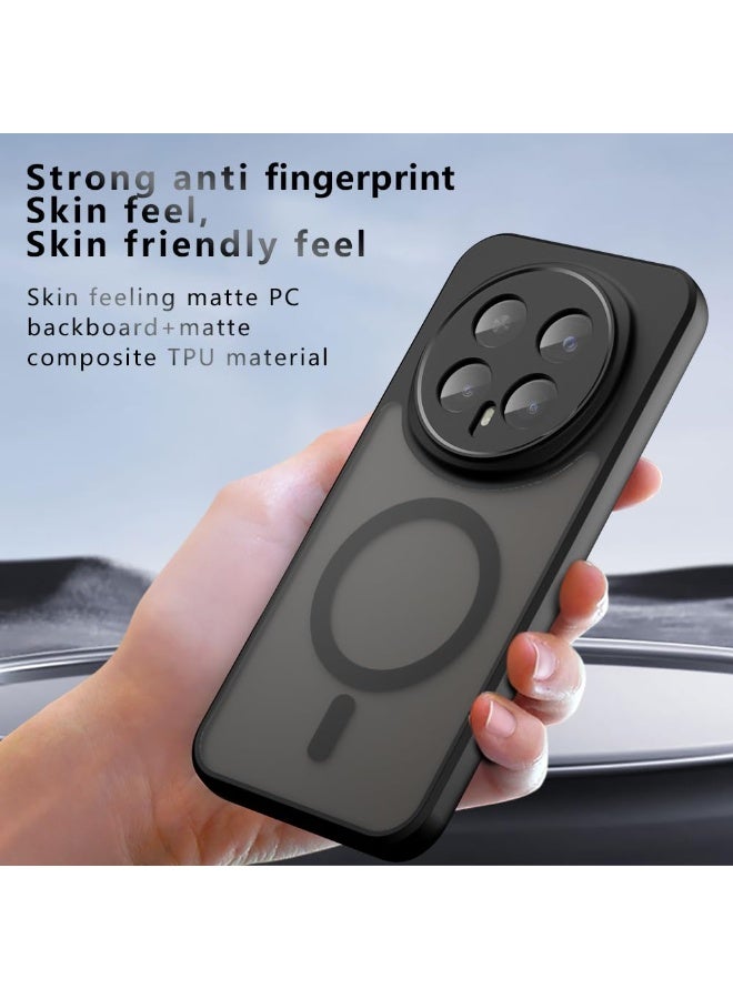 for Honor Magic 8 Pro Case, Compatible with MagSafe, Shockproof TPU+PC Material, Matte Translucent Frosted Back Cover, Anti-Fingerprint Slim Fit Protective Phone Case - Image 3
