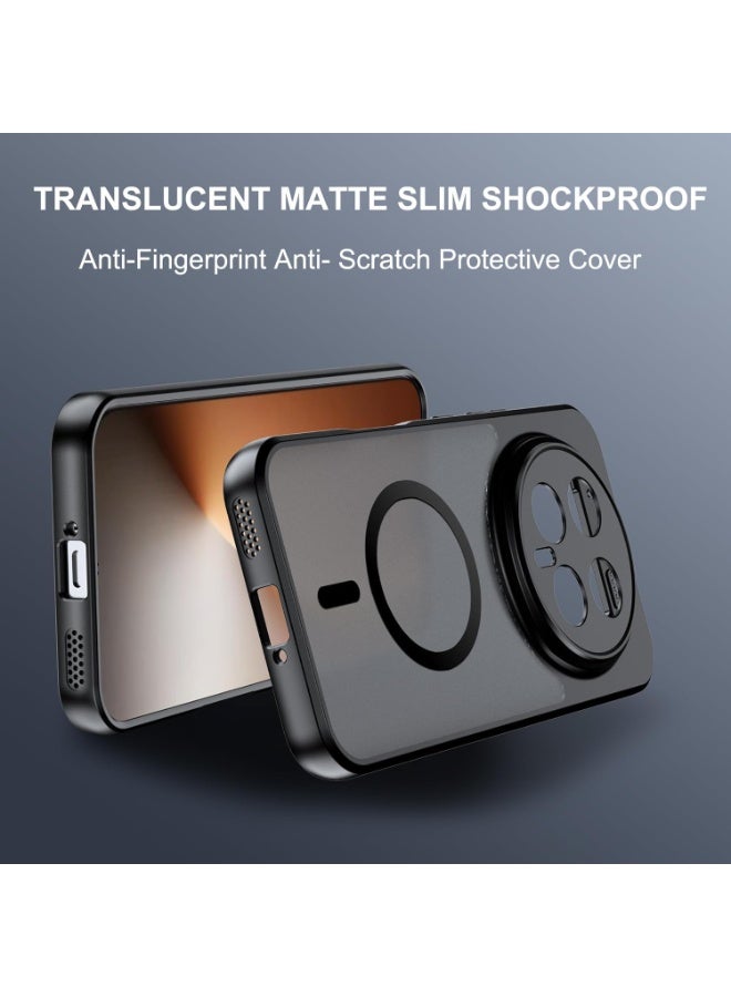 for Honor Magic 8 Pro Case, Compatible with MagSafe, Shockproof TPU+PC Material, Matte Translucent Frosted Back Cover, Anti-Fingerprint Slim Fit Protective Phone Case - Image 5