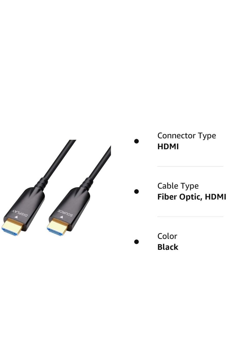 10M HDMI 2.1 Fiber Optic Cable – 8K@60Hz, 4K@144Hz, Ultra High-Speed 48Gbps – Supports Dolby Vision, Atmos, HDCP 2.3, Compatible with Gaming Consoles & Streaming Devices  - Image 3
