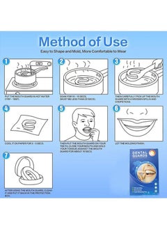 HaLunhi Mouth Guard for Grinding Teeth and Clenching Anti Grinding Teeth Custom Moldable Dental Guard,Dental Night Guards,Stops Bruxism, Eliminates Teeth Clenching 2 Sizes, Pack of 8 with Travel Hygien  - Image 5