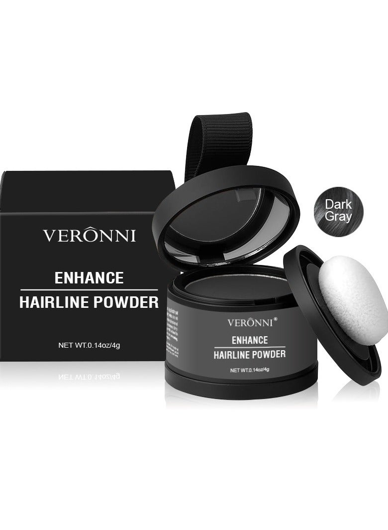 VERONNI Enhance Hairline Powder, Hairbear Hair Filler,Hairline Shadow Powder,Hairline Powder Instantly Conceals,Instant Volume&scalp Coverage for Thinning Hair,Fast & Full Care, 100% Water Sweat Resistant - Image 1