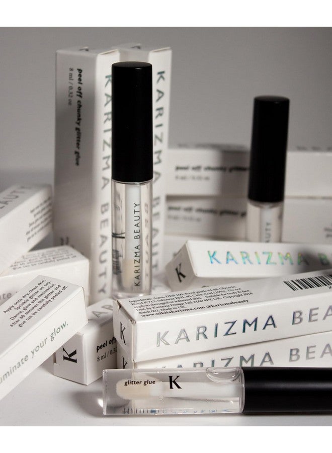 KARIZMA C Glitter Glue, The Original Peel Off Formula. Karizma Beauty. Face Chunky Glitter Glue Adhesive Body Cosmetic Makeup Glitter Primer  - Image 2