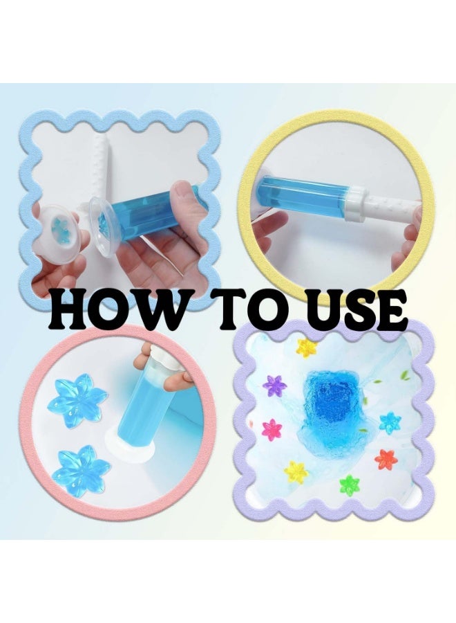 Toilet Gel Stamp Mix Scents Toilet Bowl Cleaners, Fresh Gel Toilet Bowl Cleaning Stamps with Clean and Prevent Limescale (1 Piece) - Image 4