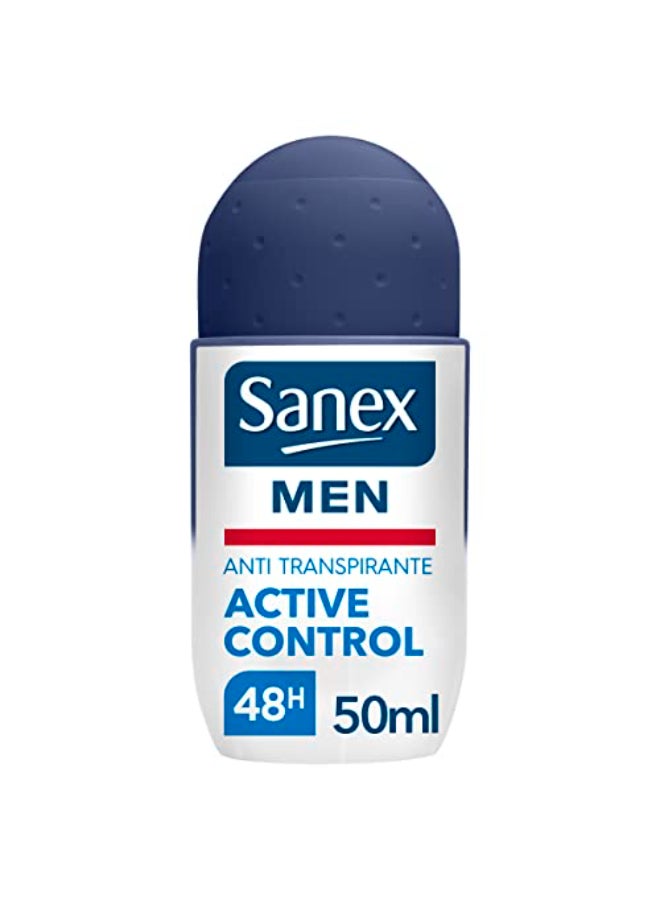 Sanex سانكس مزيل العرق رول 50 مل للرجال النشطين - Image 1