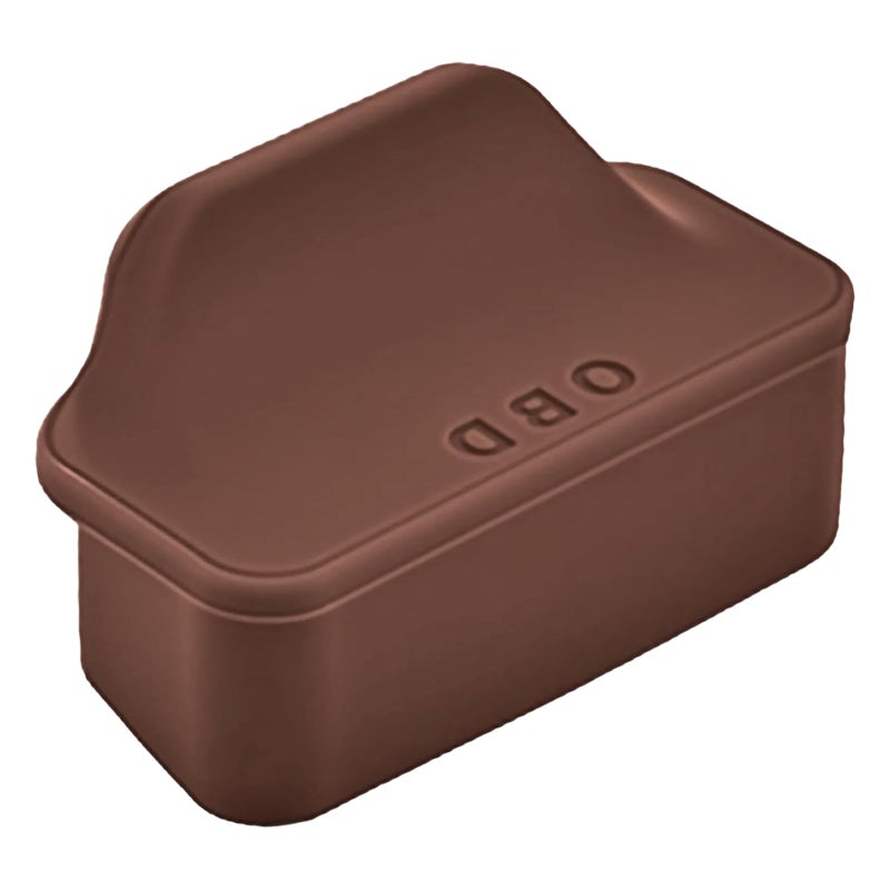 غطاء واقي منفذ OBD بني اللون، غطاء مانع للغبار، غلاف لحماية منفذ OBD للسيارات والشاحنات وسيارات الدفع الرباعي والعربات المتنقلة - Image 2