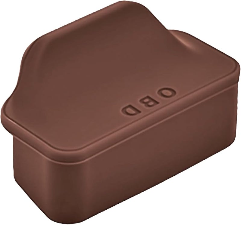غطاء واقي منفذ OBD بني اللون، غطاء مانع للغبار، غلاف لحماية منفذ OBD للسيارات والشاحنات وسيارات الدفع الرباعي والعربات المتنقلة - Image 1
