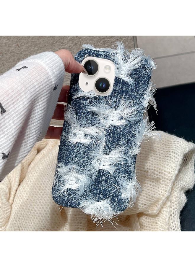 اس-توب جراب هاتف iPhone 15 من القماش المخطط المصنوع من مادة TPU - Image 1