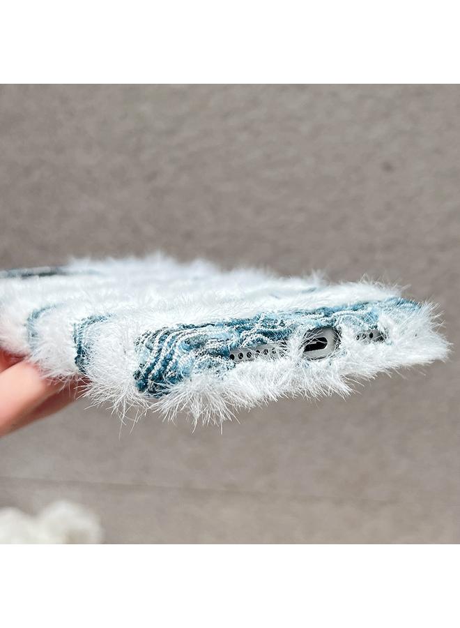 اس-توب جراب هاتف iPhone 15 من القماش المخطط المصنوع من مادة TPU - Image 4