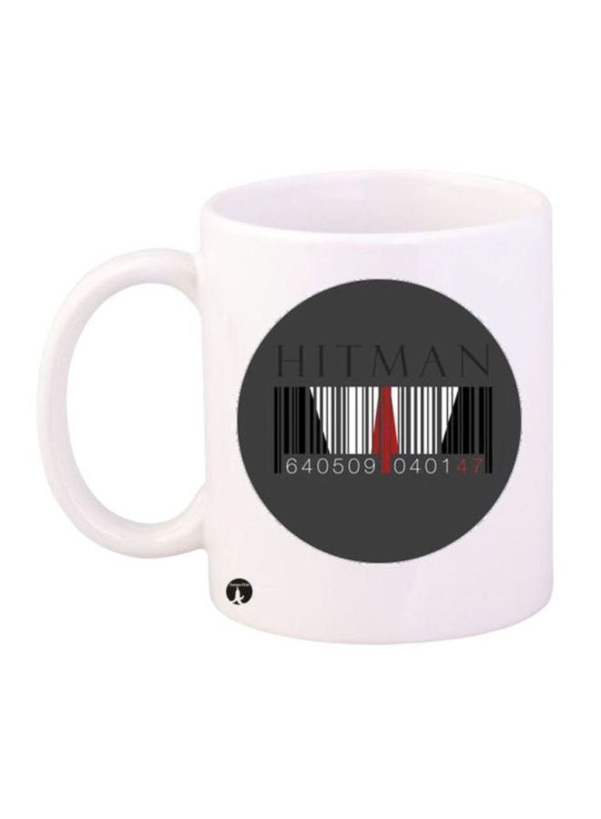 RKN Hitman Printed Coffee Mug White/Grey/Black - Image 2