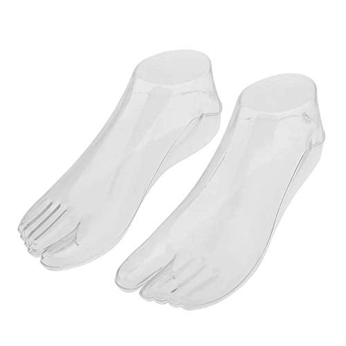 Groupcow Female Plastic Foot Model Tools for Sandals Display (Transparent) - Image 4