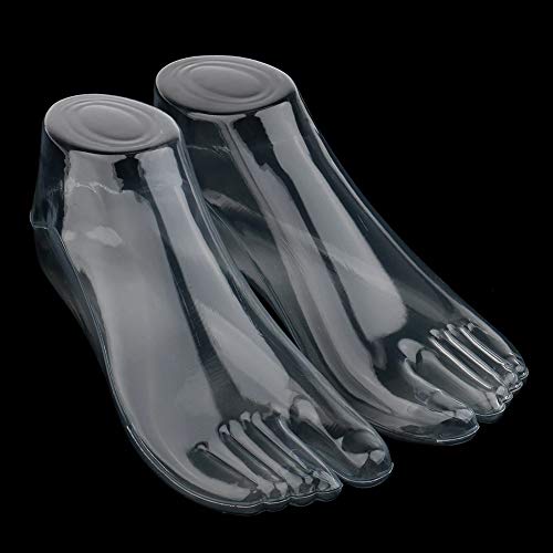 Groupcow Female Plastic Foot Model Tools for Sandals Display (Transparent) - Image 5