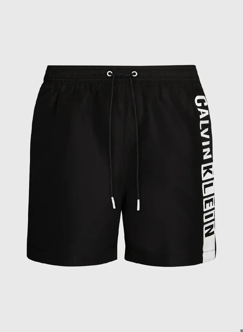 CALVIN KLEIN Medium Drawstring Swim Shorts - Intense Power