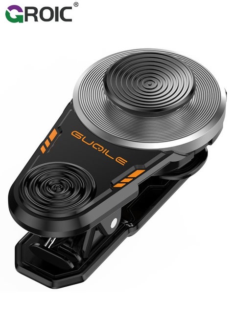 Clickable Joystick Mobile Gaming Joystick Mobile Game Controller for FPS, RPG, MOBA and Console Port Compatible, Designed to Work with All Smartphones