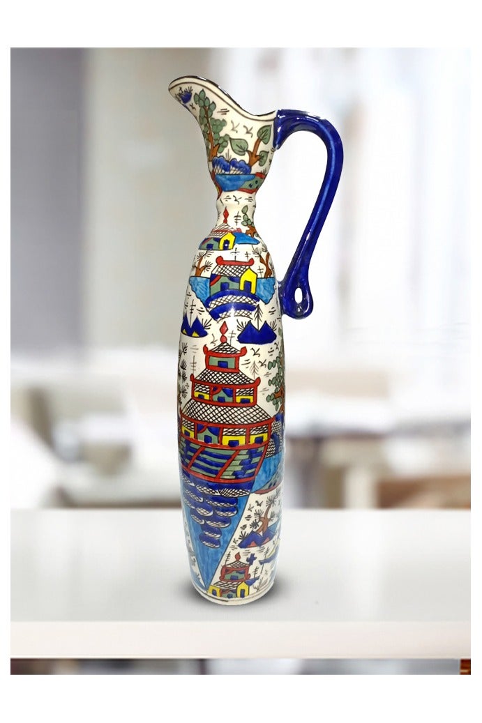 Dash And Twine Ceramic Decorative Pitcher  - Image 1