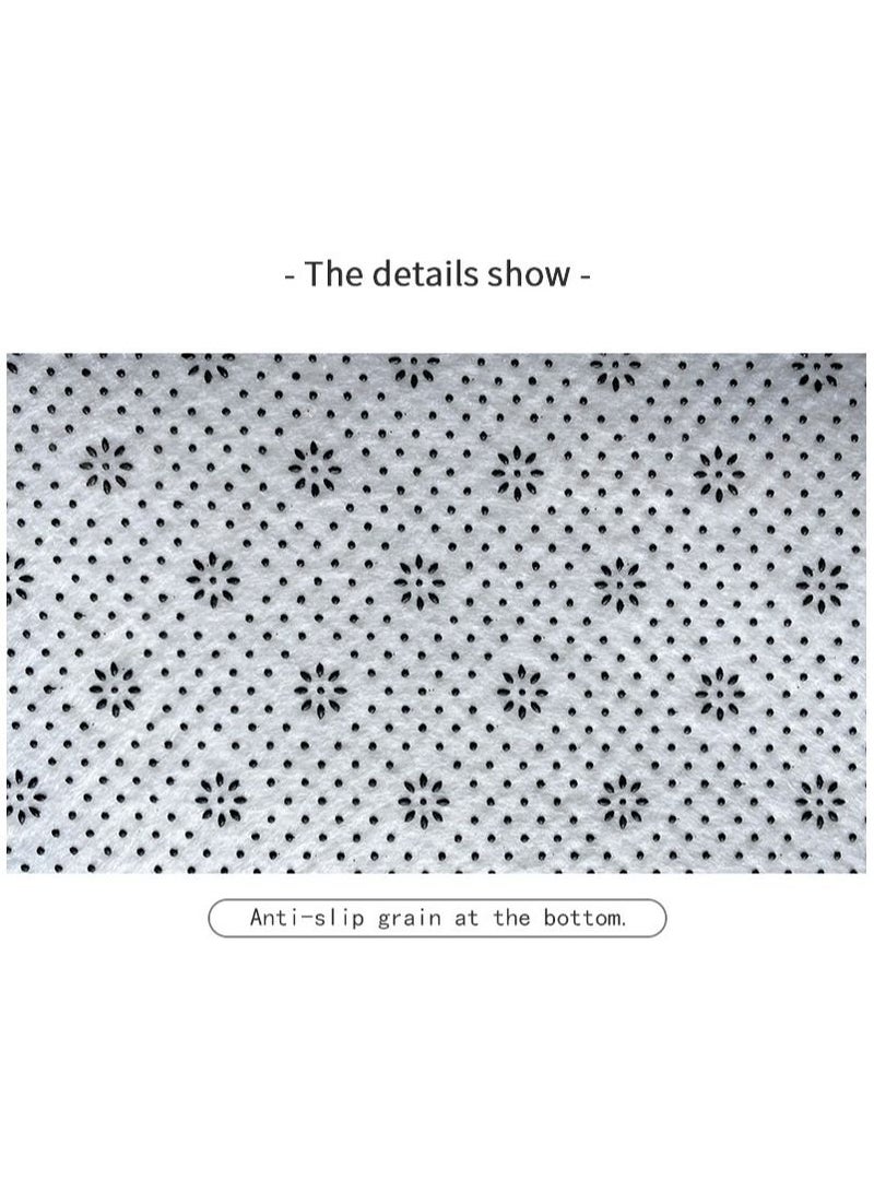 Bluejw Marble Bathroom Rug Set,3 Pieces Bath Mats Set For Bathroom,Vintage Style Non-Slip Washable Cover Floor Rug Decorations For Kitchen Bathroom Bedroom - Image 2