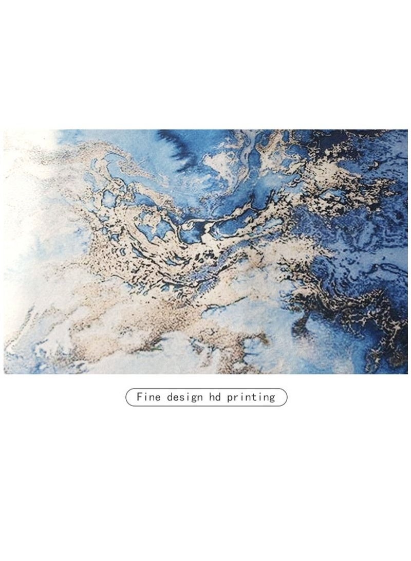 Bluejw Marble Bathroom Rug Set,3 Pieces Bath Mats Set For Bathroom,Vintage Style Non-Slip Washable Cover Floor Rug Decorations For Kitchen Bathroom Bedroom - Image 3