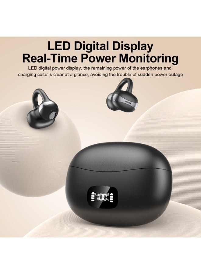 TWS Bluetooth Earbuds with Charging Case, 13mm Speakers, Touch Control, Champagne - Image 2