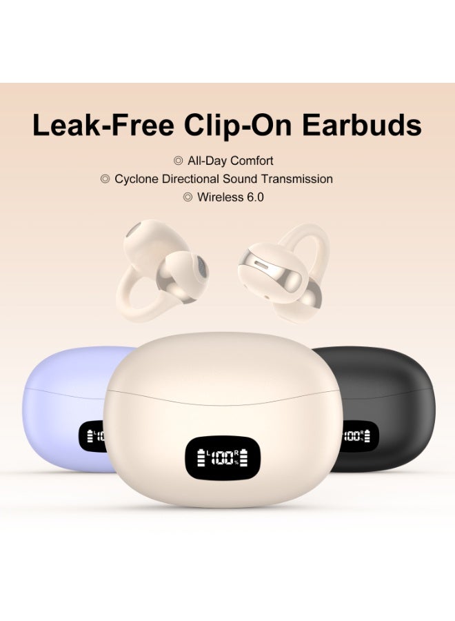 TWS Bluetooth Earbuds with Charging Case, 13mm Speakers, Touch Control, Champagne - Image 3