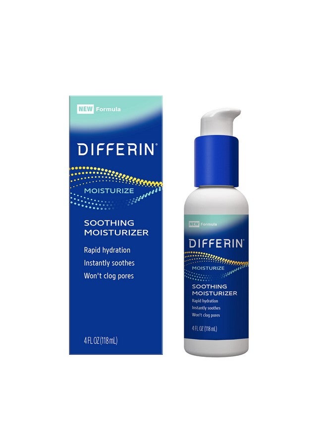ديفرين مرطب الوجه ديفرين، لوشن مهدئ للوجه والجسم، عناية لطيفة بالبشرة الحساسة المعرضة لحب الشباب، 4 أونصة (قد تختلف العبوة) - Image 1