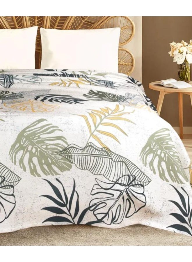 Flat Bed Sheet Set 4 Pieces Cotton Turkish   Large Size 240 * 260 - Image 2
