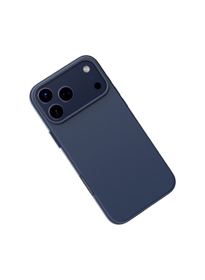 GREEN LION iPhone17 Pro Max Case Leather MagSafe / Camera Protection / Compatible Grip / Drop Protection / Anti Scratch back cover- Blue - Image 1