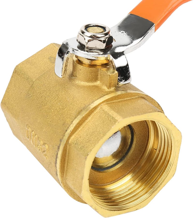 Brass Ball Valve DN32 1-1 / 4BSP, 1.6MPa Pressure, Water Oil Gas Control Valve - Durable Rust - Body, Compact Lightweight Design for Plumbing and - Image 4