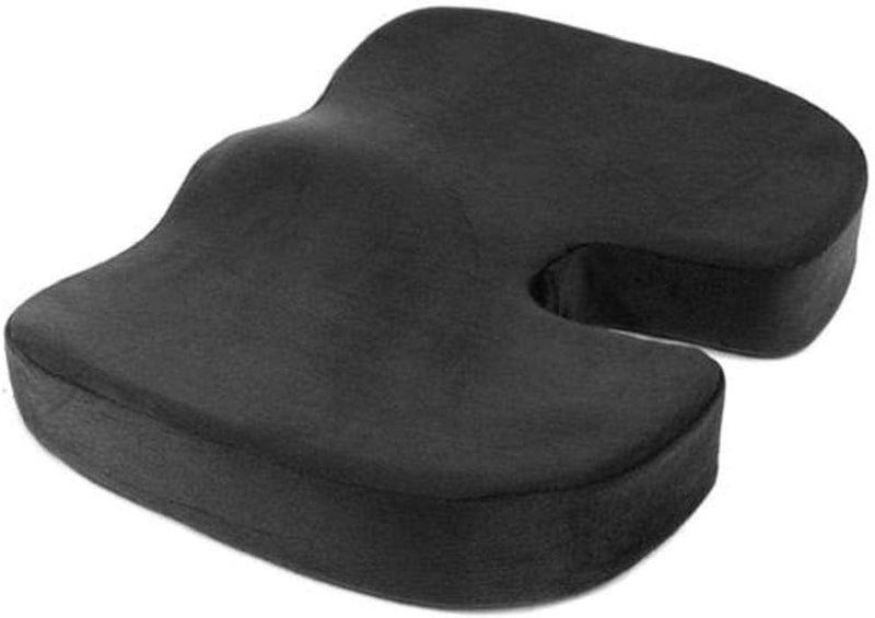 Coccyx Medical Orthopedic Memory Foam Seat Cushion with Anti-slip Bottom